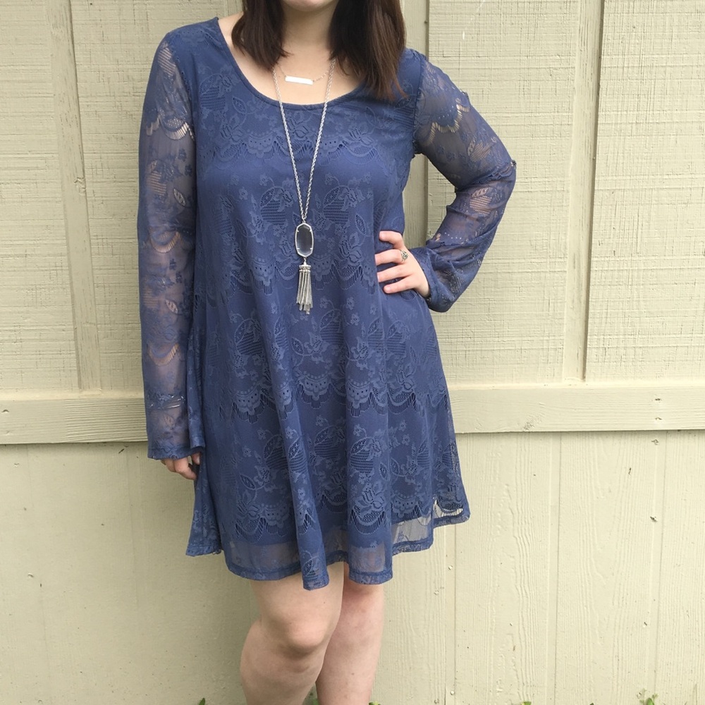 Altar’d State blue dress medium